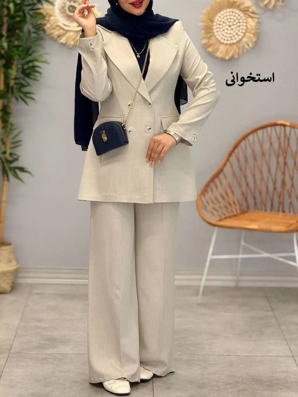 3420-کت و شلوار سوفی